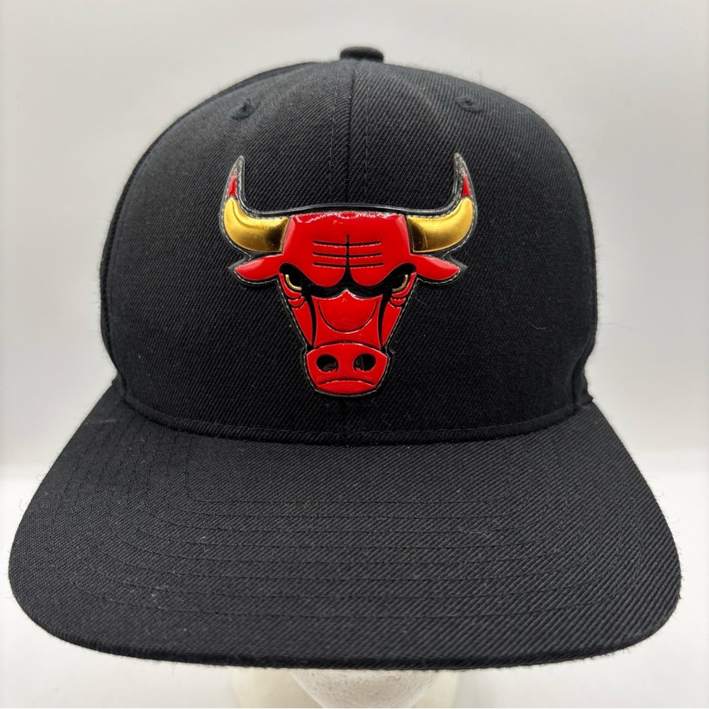 Chicago Bulls‎ NBA Mitchell & Ness Nostalgia Black/Red  SnapBack Hat OSFM